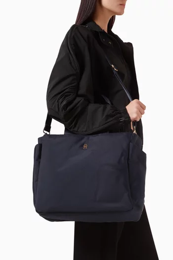TH Monogram Plaque Changing Bag