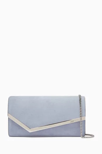 Emmie Clutch Bag in Suede