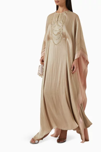Double-tone Dress in Silk-organza