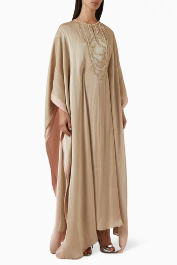 Double-tone Dress in Silk-organza