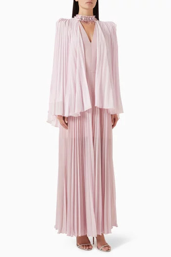 Cape Maxi Dress