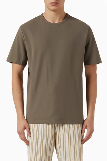 Pima T-shirt in Piqué Cotton