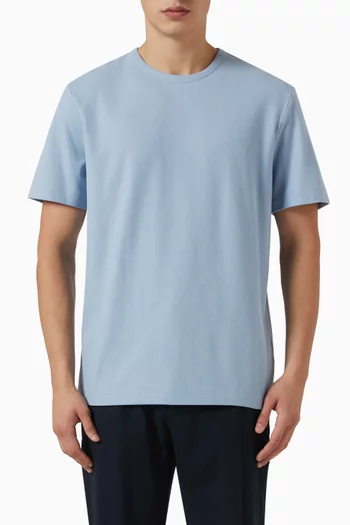 Pima T-shirt in Piqué Cotton