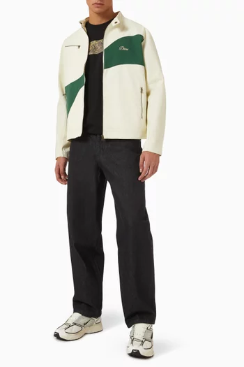 Moto Jacket in Cotton Canvas
