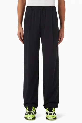 Pleated Pants in Nylon