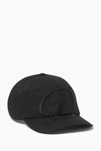 Big Cursive Low Pro Cap in Cotton