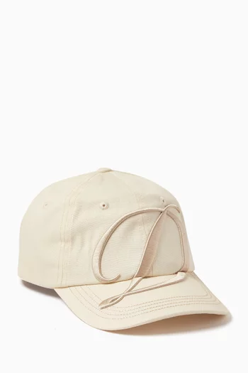 Big Cursive Low Pro Cap in Cotton