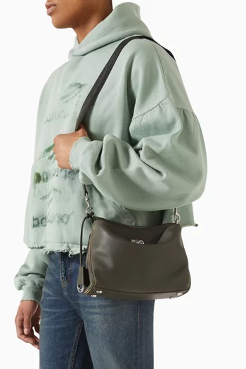 Small Rodeo Messenger Bag in Smooth Calfskin