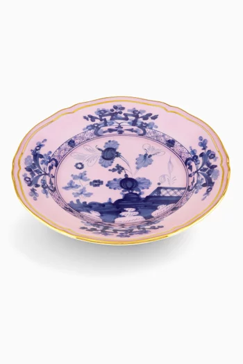 Antico Doccia Flat Bread Plate in Porcelain, 17cm