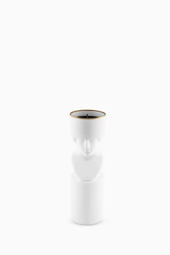 Il Letterato Candle Holder in Porcelain