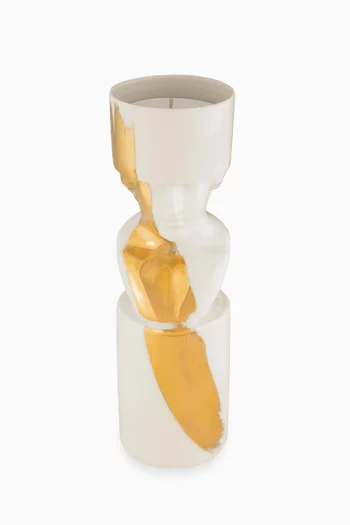 LCDC IL Letterato Candleholder in Porcelain