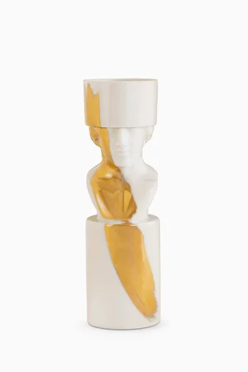LCDC IL Letterato Candleholder in Porcelain