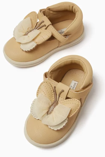 Vlindy Shoes in Metallic Leather