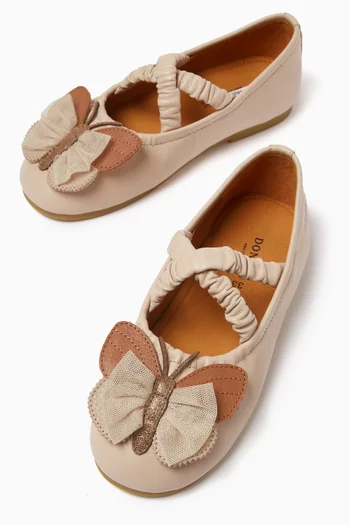 Mileni Ballerinas in Leather