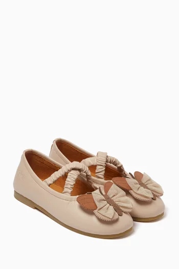 Mileni Ballerinas in Leather