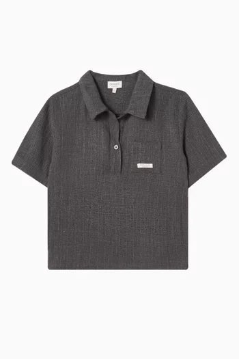 Fortt Polo T-shirt in Linen-blend