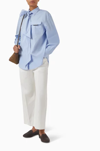 Contemporary Square Pants in Cotton