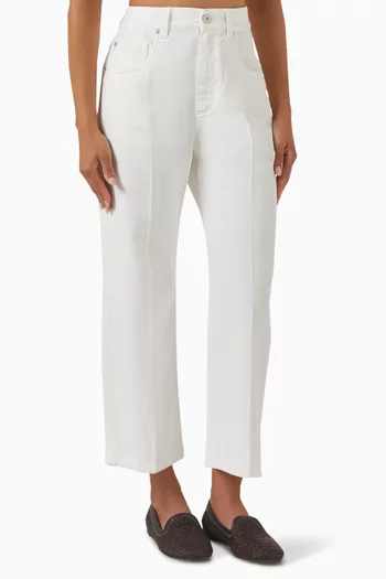 Contemporary Square Pants in Cotton