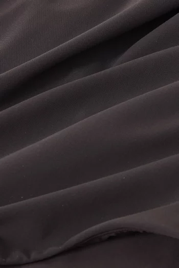 Plunging One-piece Swimsuit in Tech-jersey