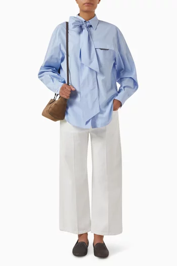Lavallière Shirt in Poplin