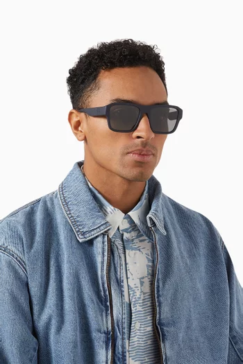 Milk Vibes D-frame Sunglasses in Plastic