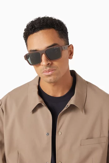 Milk Vibes D-frame Sunglasses in Plastic