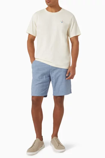 Embroidered T-shirt in Cotton