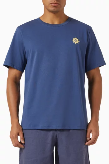 Embroidered T-shirt in Cotton