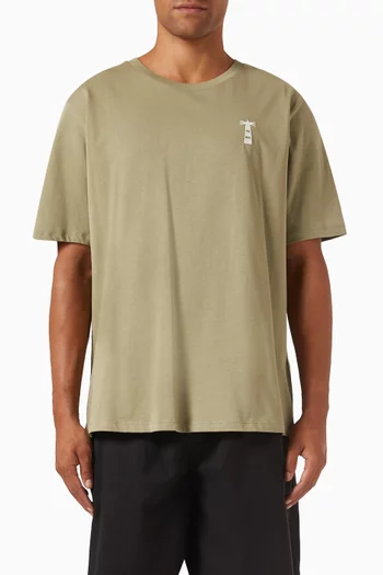 Embroidered T-shirt in Cotton