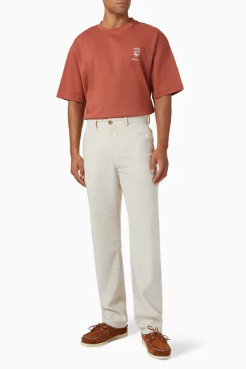 Loose Printed T-shirt in Cotton-blend