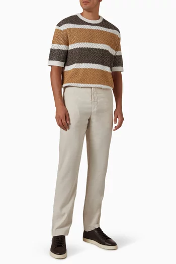 T-shirt in Crochet Knit