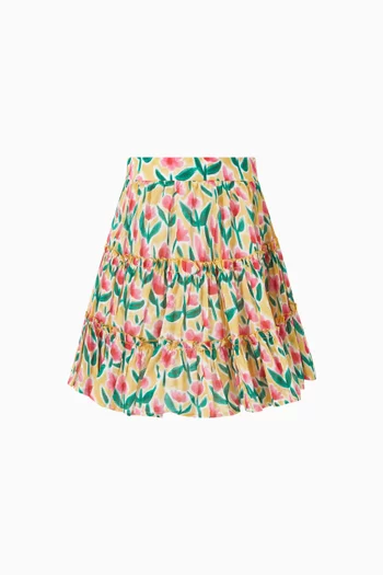 Taranaki Flowers Skirt