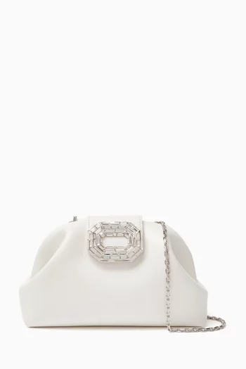 Camelia Clutch Bag in Satin