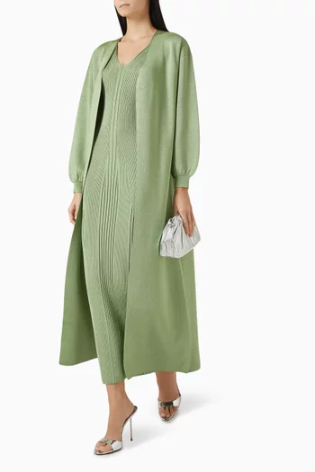 Liana Midi Dress & Jacket Set in Knit