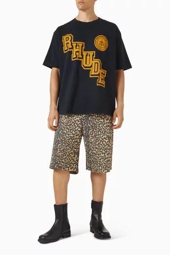 Collegiate Crest T-shirt in Cotton