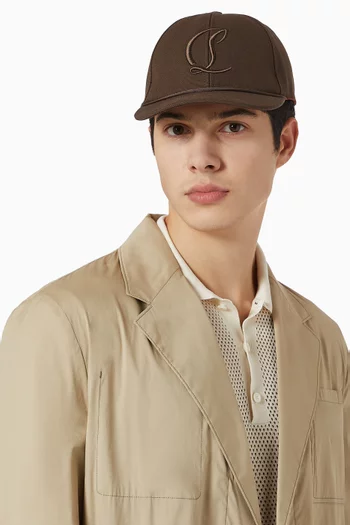 Mooncrest Baseball Cap in Canvas