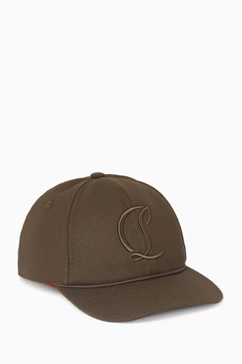 Mooncrest Baseball Cap in Canvas