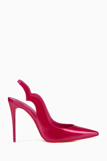 Hot Chick 100 Slingback Pumps in Patent Leather