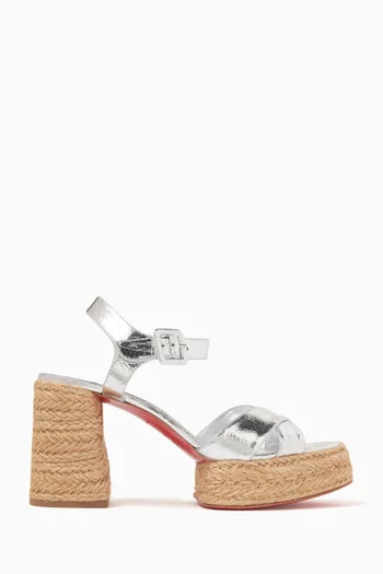 Calakala 85 Sandals in Laminated Calf Leather