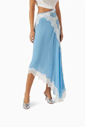 Miss Z Slimimule 80 Mules in Laminated Calf Leather