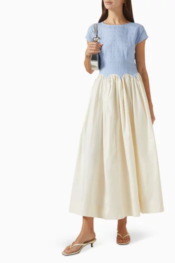 Monika Embellished Stripe Dress