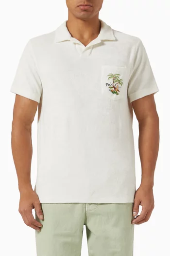 Polo Pony Polo Shirt in Terry