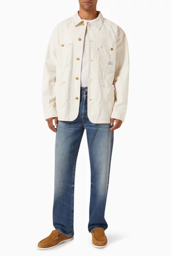 Heritage Straight-leg Jeans in Denim