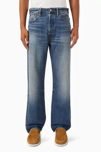 Heritage Straight-leg Jeans in Denim