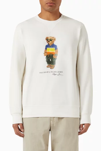 Polo Bear Sweatshirt in Cotton-blend