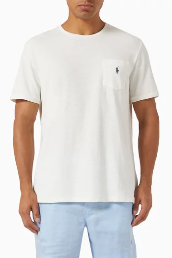 Polo Pony T-shirt in Cotton & Linen