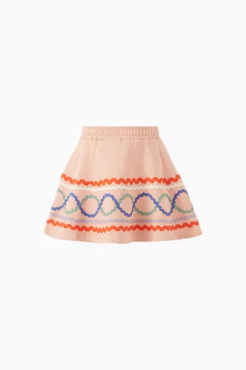 Barbera Flared Skirt in Cotton-jersey