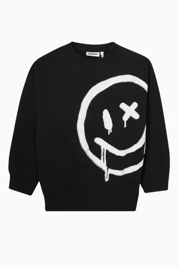 Mar Graffiti-print Sweatshirt in Organic Cotton