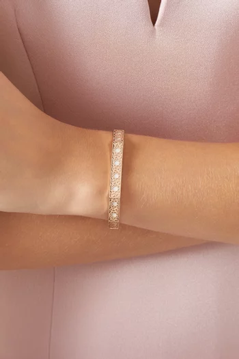 Oud Turath Bangle in 18kt Rose Gold