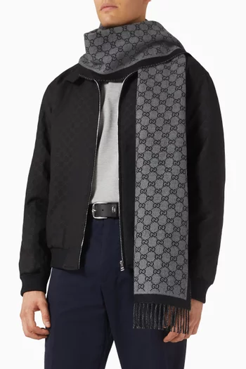 GG Scarf in Wool